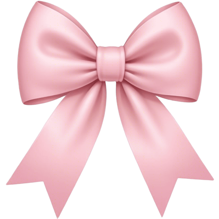 light pink bow on light pink bow emoji