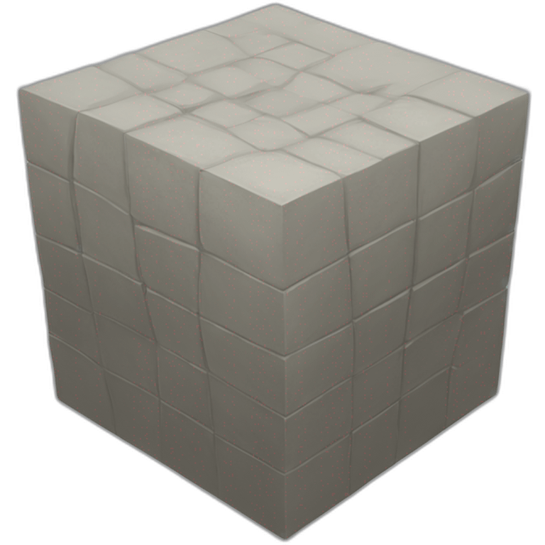 The real tessserat cube emoji