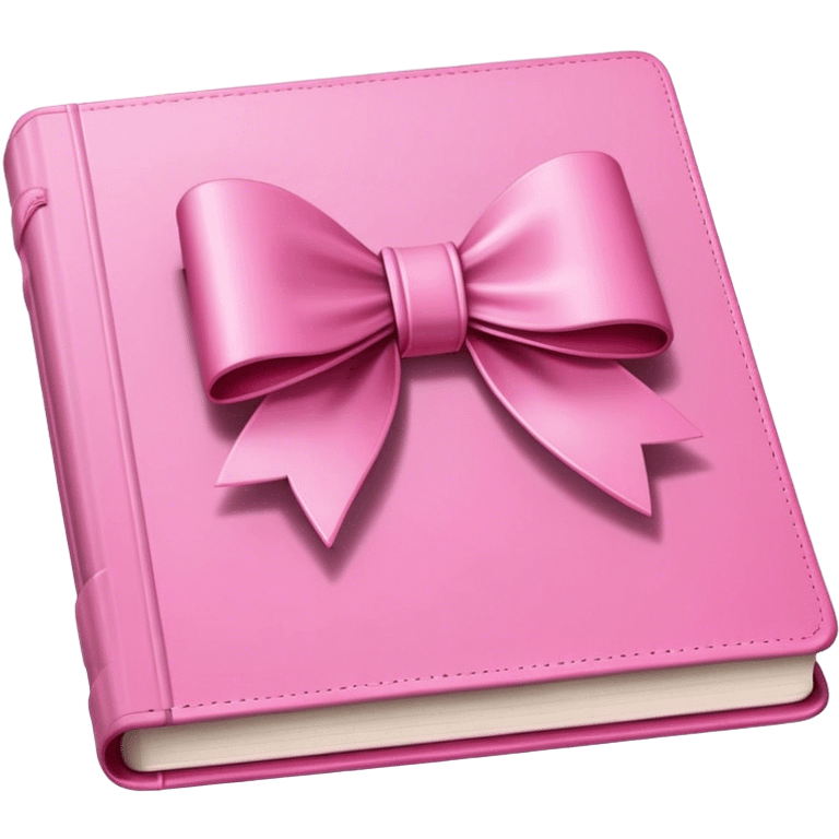 pink light romance books and bow emoji