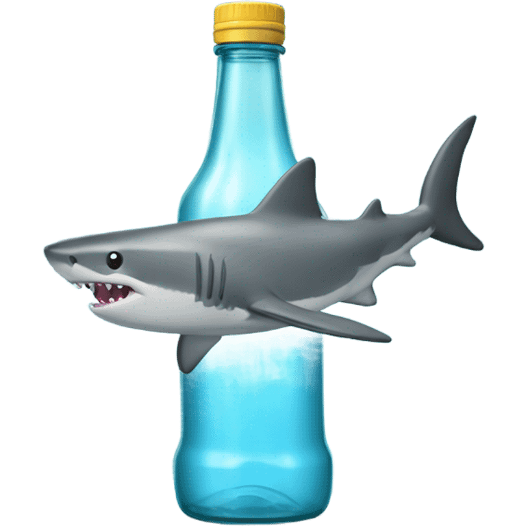 shark bottle emoji