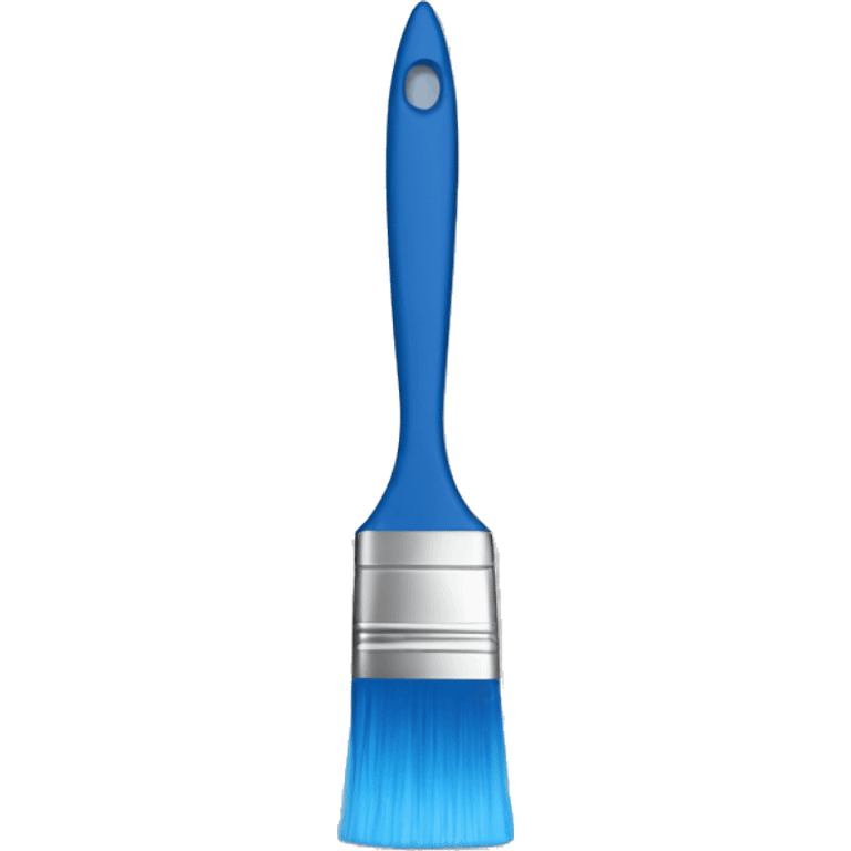 blue paintbrush emoji