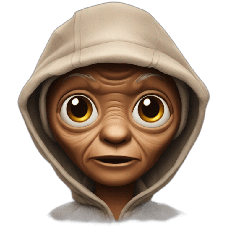 E.T from the movie emoji