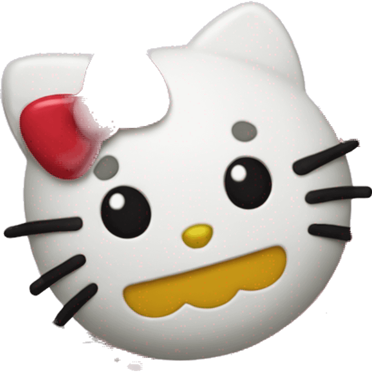 Hello kitty cherry emoji