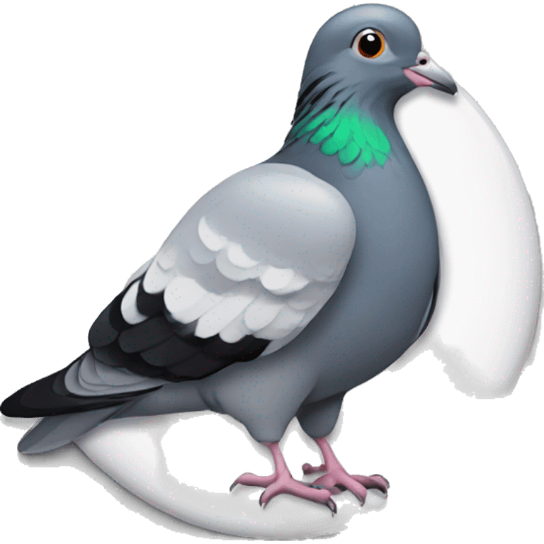 pigeon button emoji