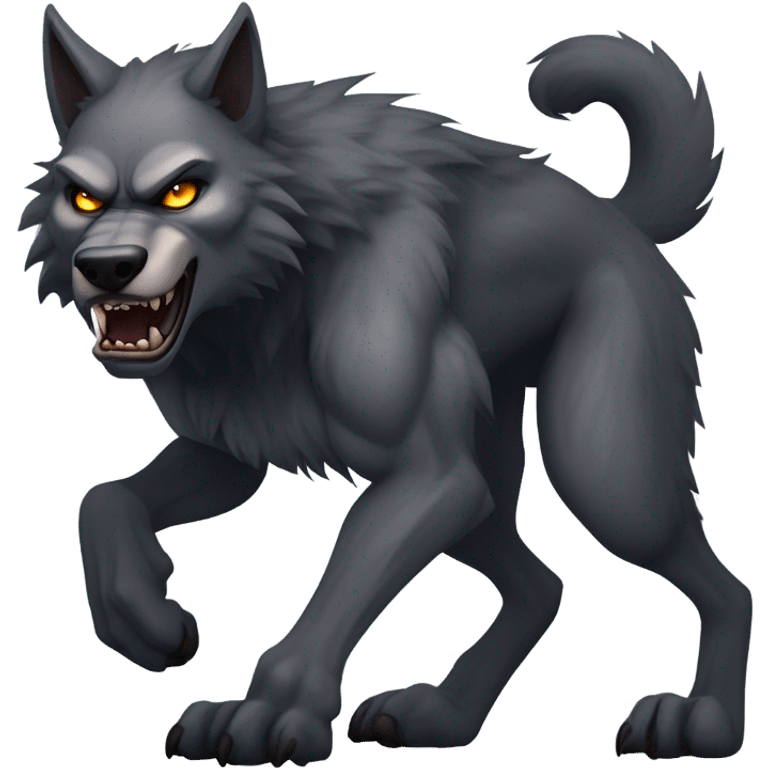 Female Werewolf emoji