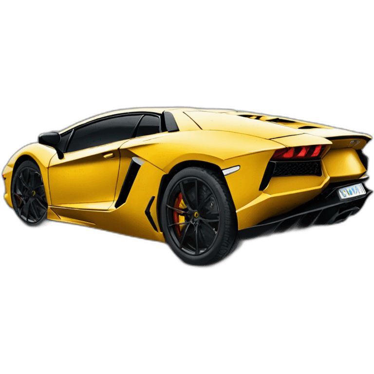 Bébé dans une Lamborghini Aventador emoji