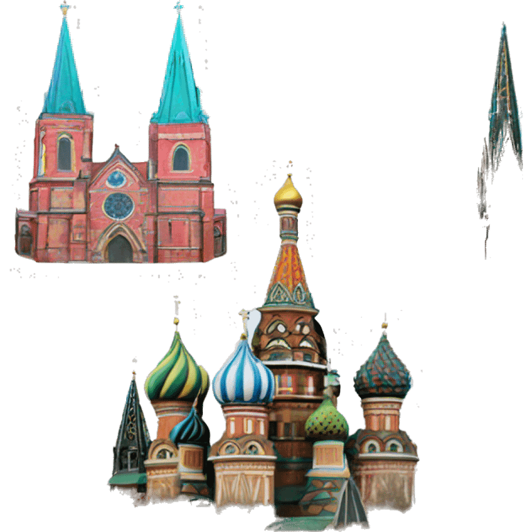 st basils cathedral, guy fawkes mask, st basils cathedral, st basils cathedral colorful, guy fawkes mask emoji