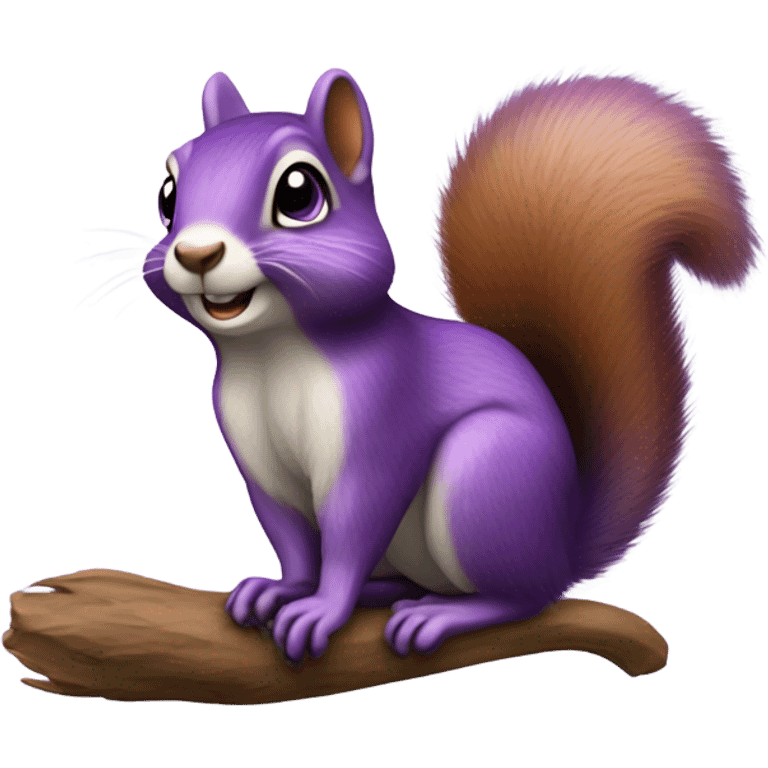 purple squirrel emoji