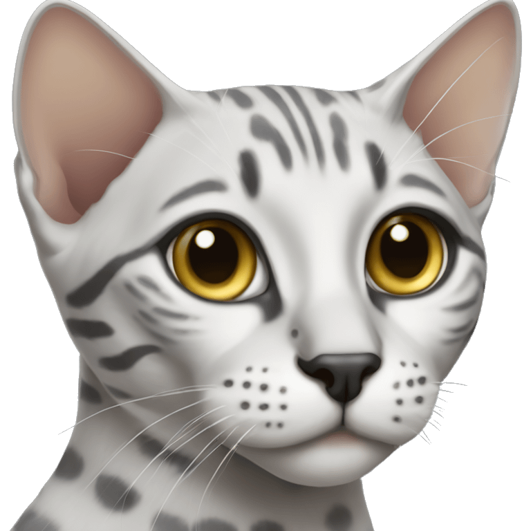 Egyptian mau cat emoji