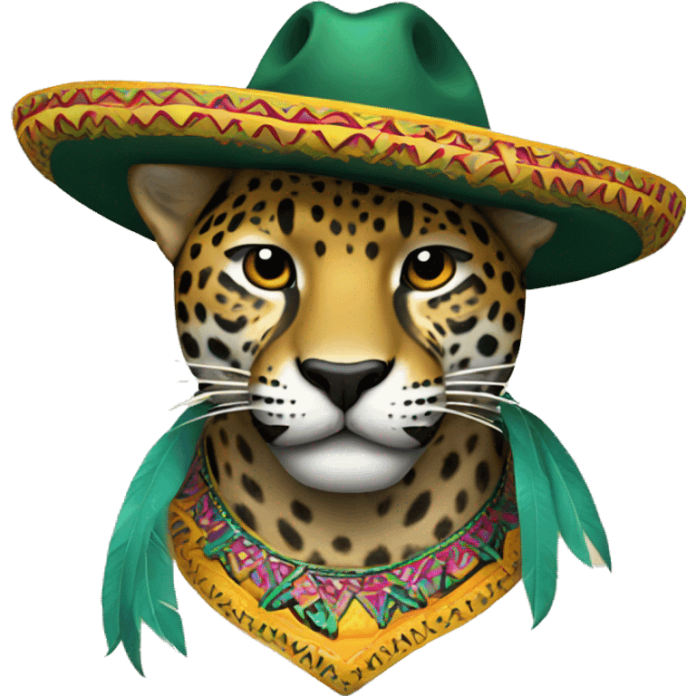 Jaguars with sombrero  emoji