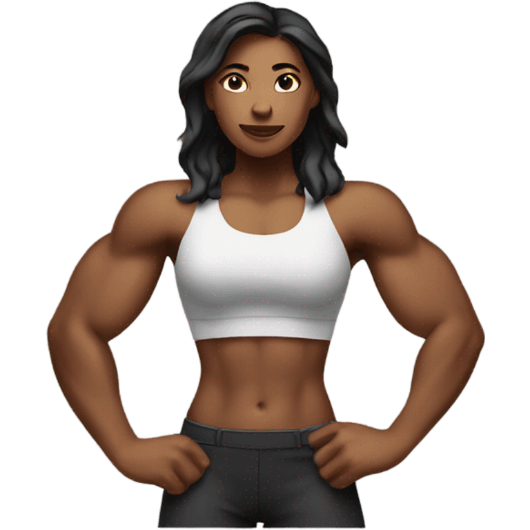 Muscular woman  emoji