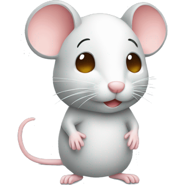 Mouse with cold emoji