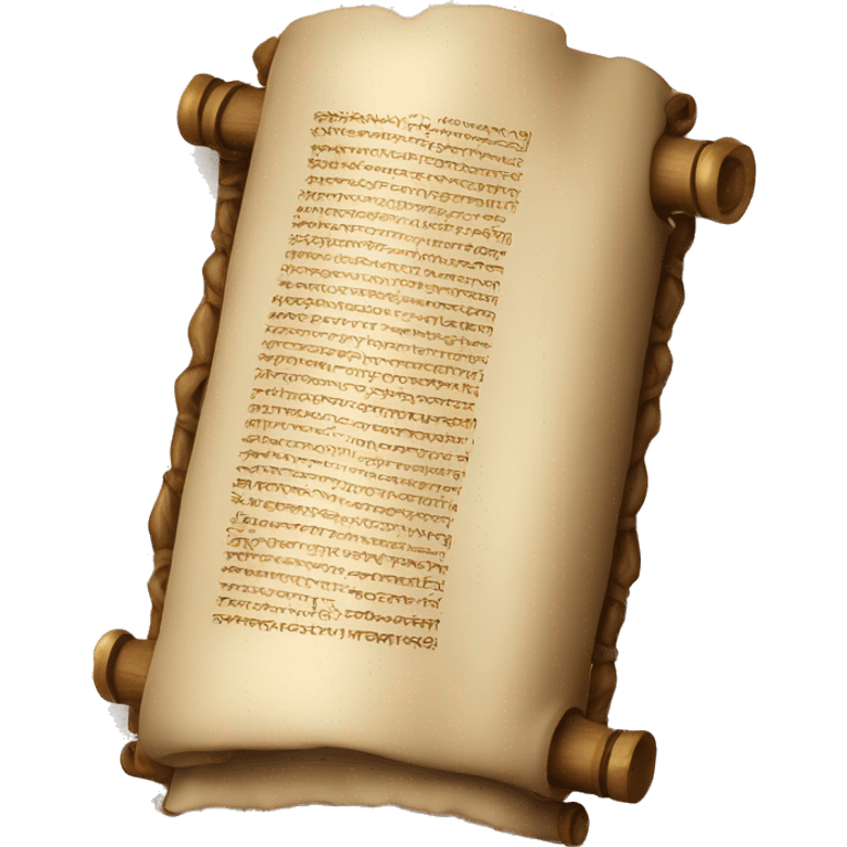 Torah scroll emoji