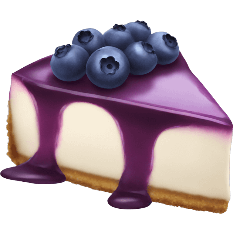 Blueberry Cheesecake  emoji