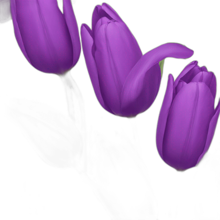 tulip-purple emoji