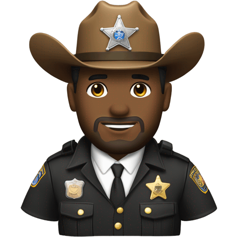 White Deputy sheriff in Texas emoji