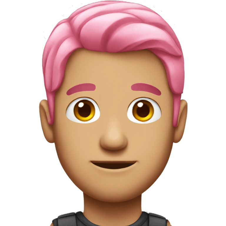 pink hair man emoji