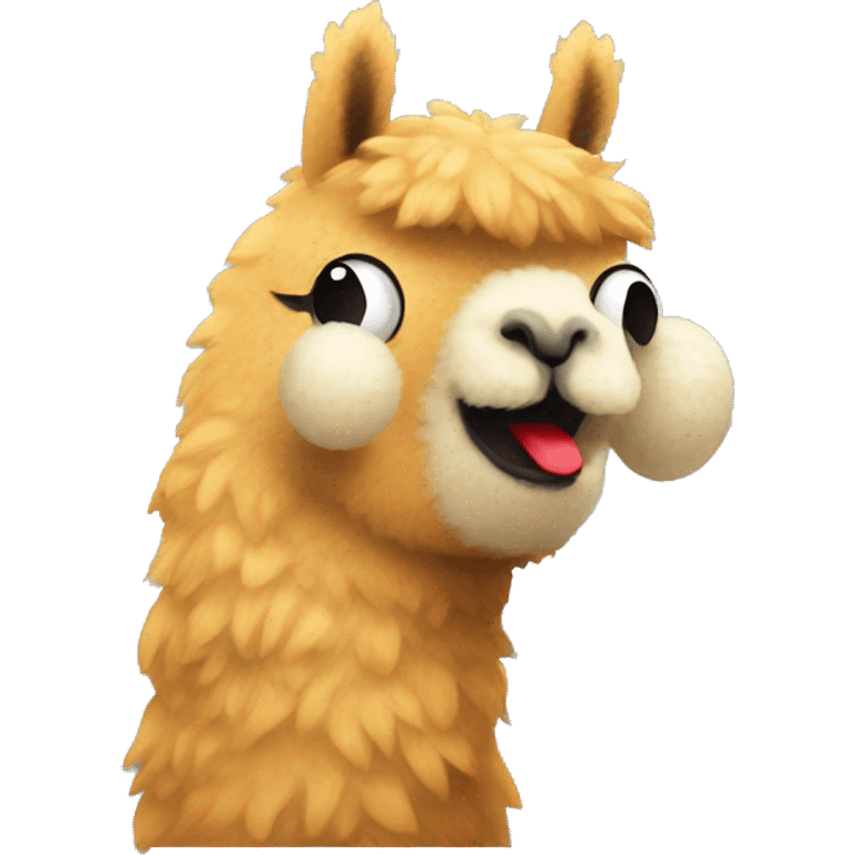 Alpaca pac man emoji