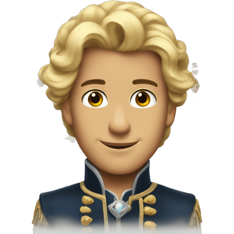 beautiful hair of Prince Charming emoji