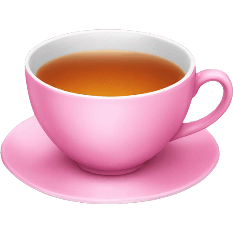 Tea cup pink emoji