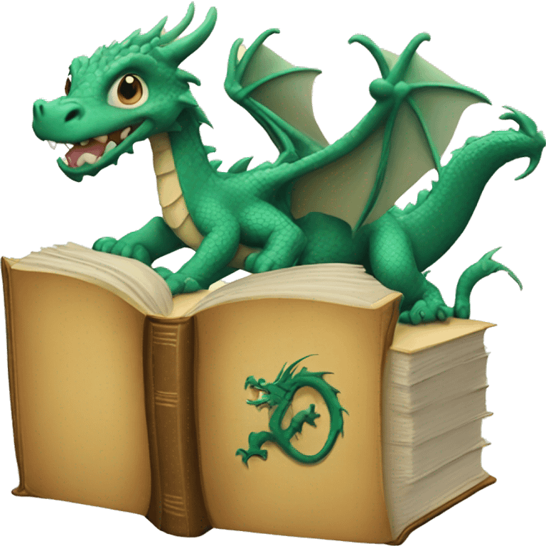 Dragon book emoji