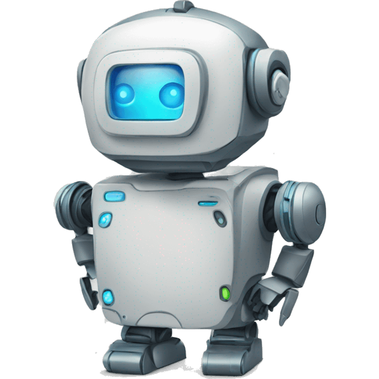 Cybersafety robo-mascot emoji