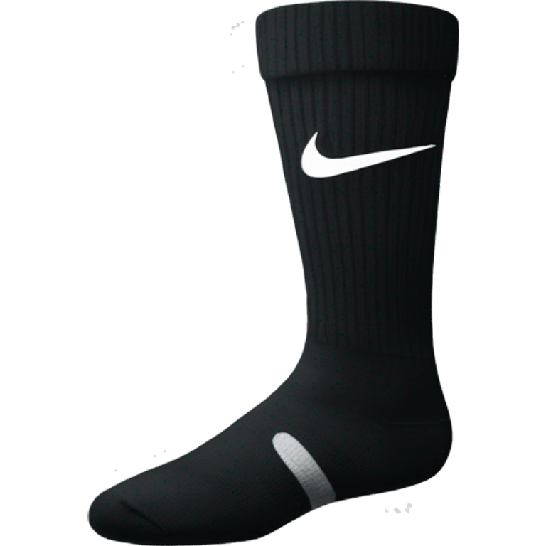  Black and white Nike socks emoji