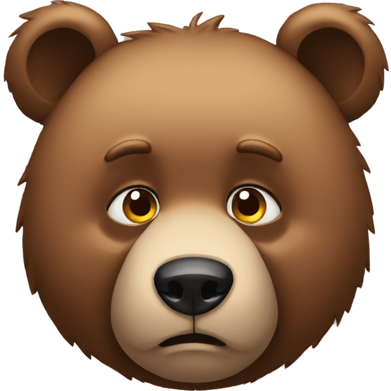 Bear Sad  emoji