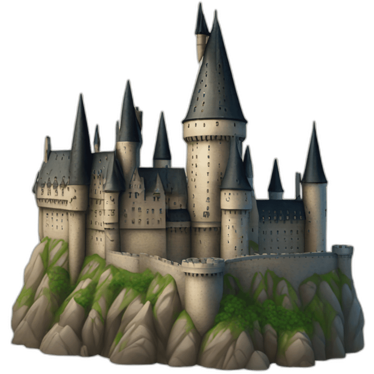 Hogwarts castle emoji