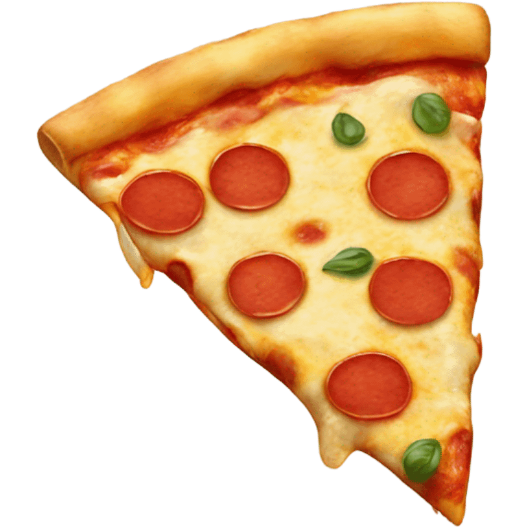 Pizza only cheese emoji