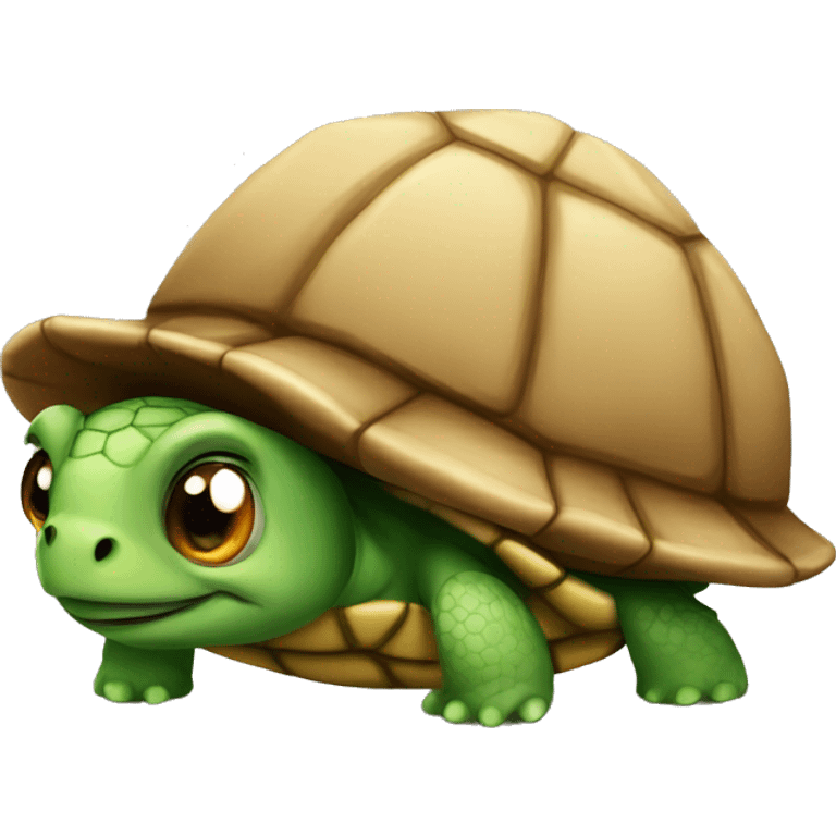 turtle with hat emoji