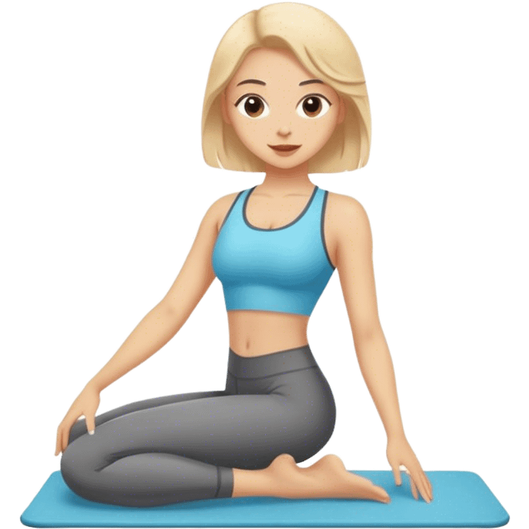 girl in pilates emoji