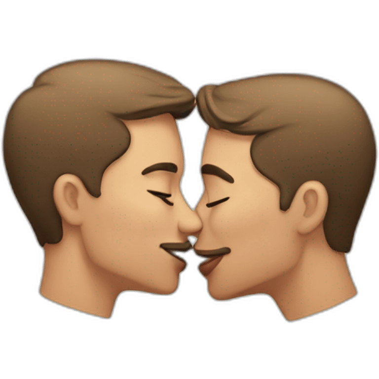 Gay kiss emoji