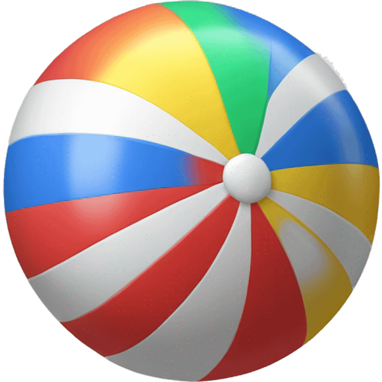 One Beach ball emoji