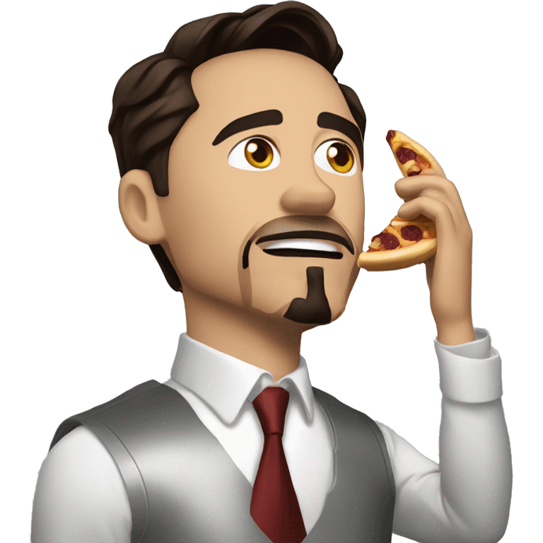 tony stark eating thoanos emoji