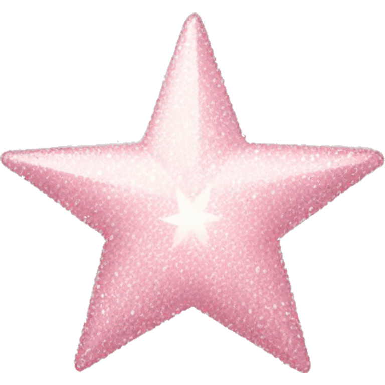 pale pink star sparkle emoji