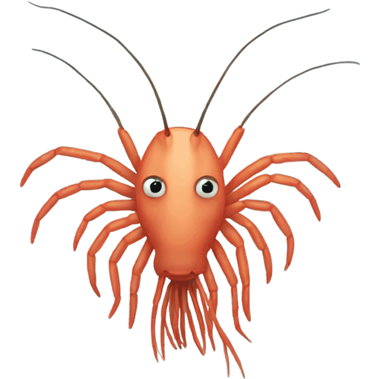 shrimp with dreads emoji