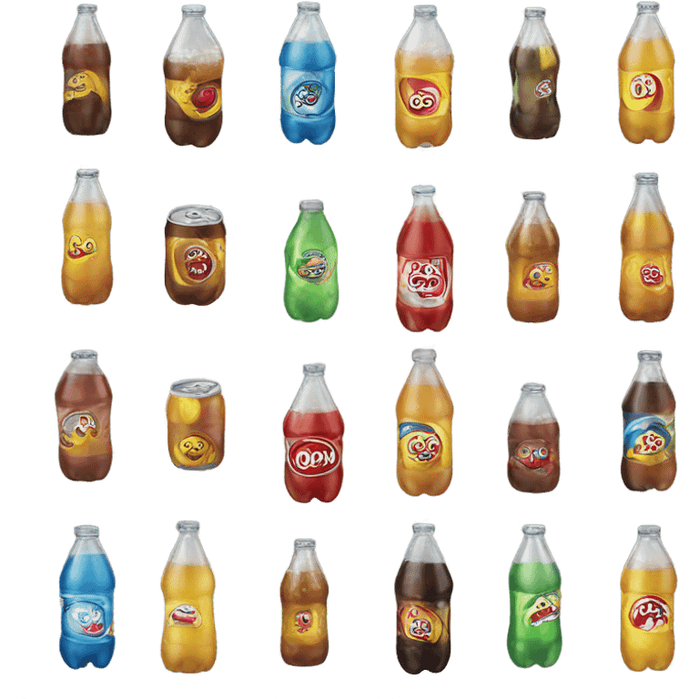 One soda emoji