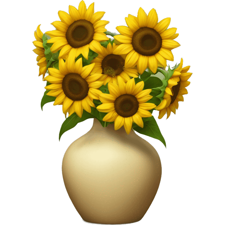 Sunflowers in a vase emoji