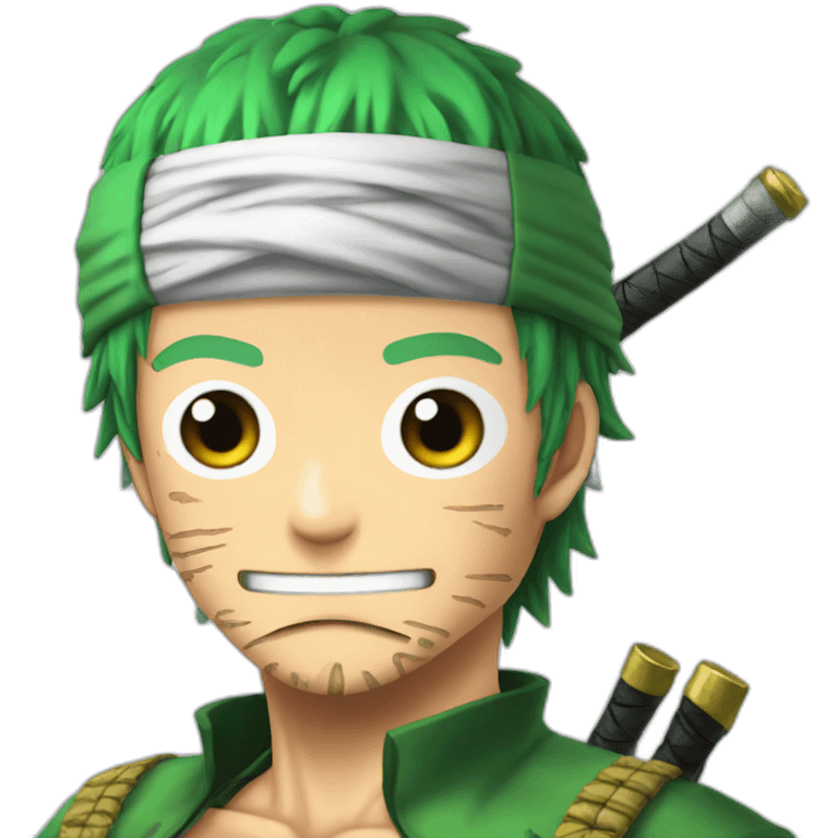 One piece zoro emoji