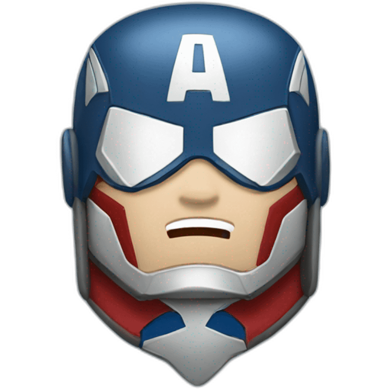 captain america badge emoji