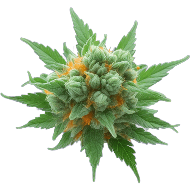 Medicinal cannabis bud emoji