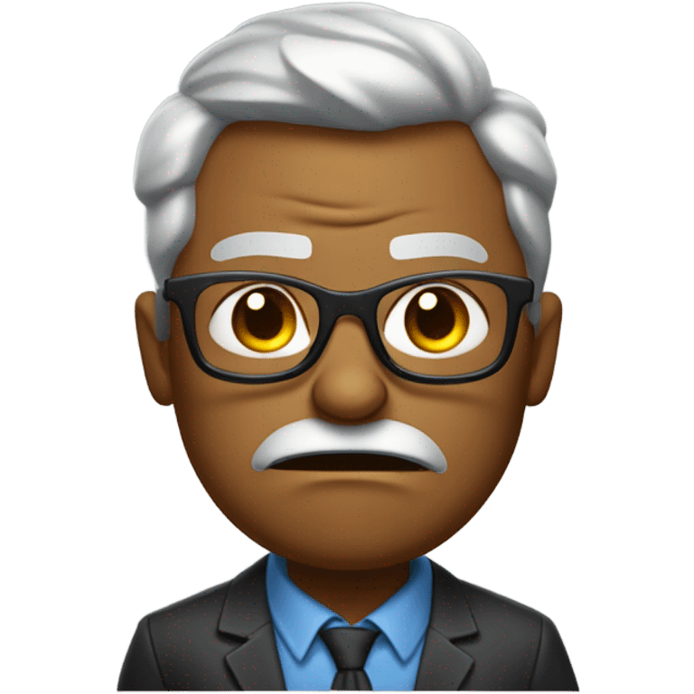 Angry teacher emoji