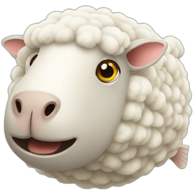 sheep-fish emoji