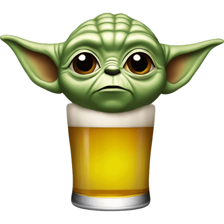 Yoda beer emoji