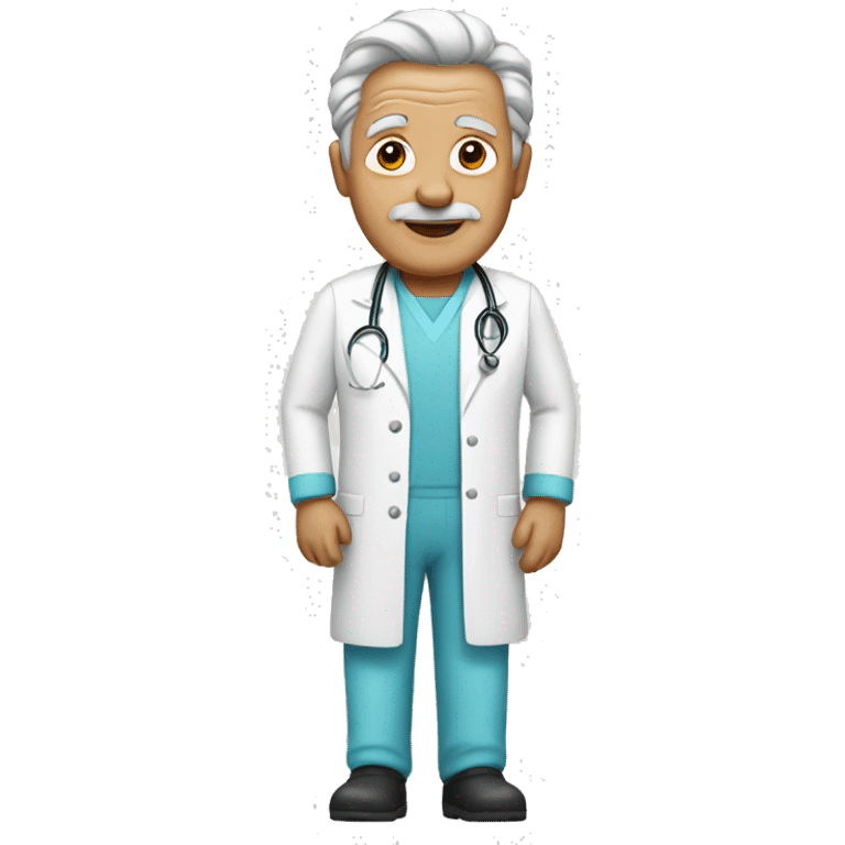 Older man with nurse outfit  emoji