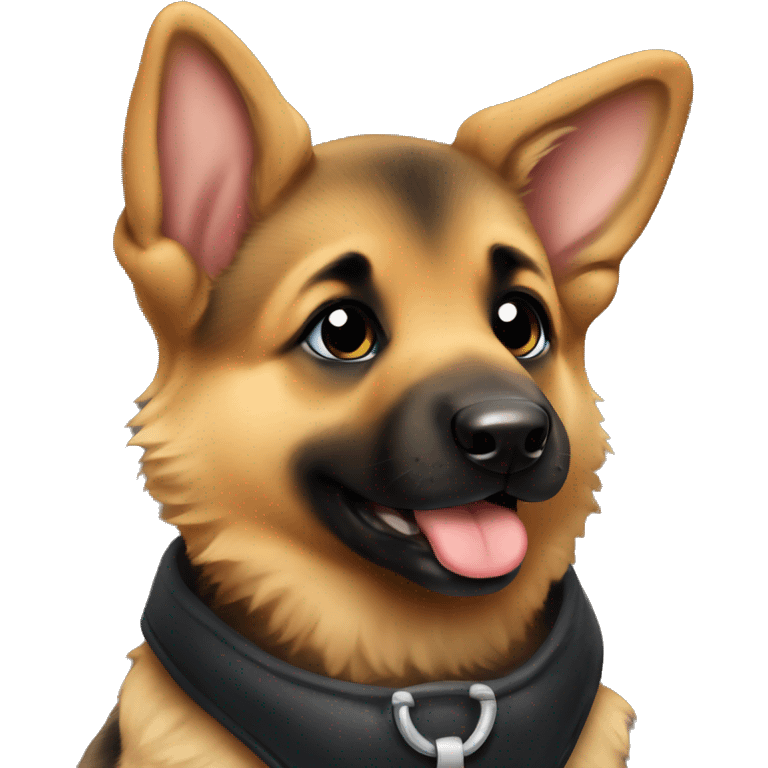 Cute baby german shepherd  emoji