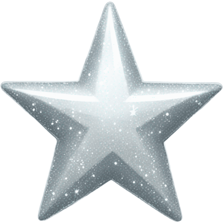 Silver Sparkling star  emoji