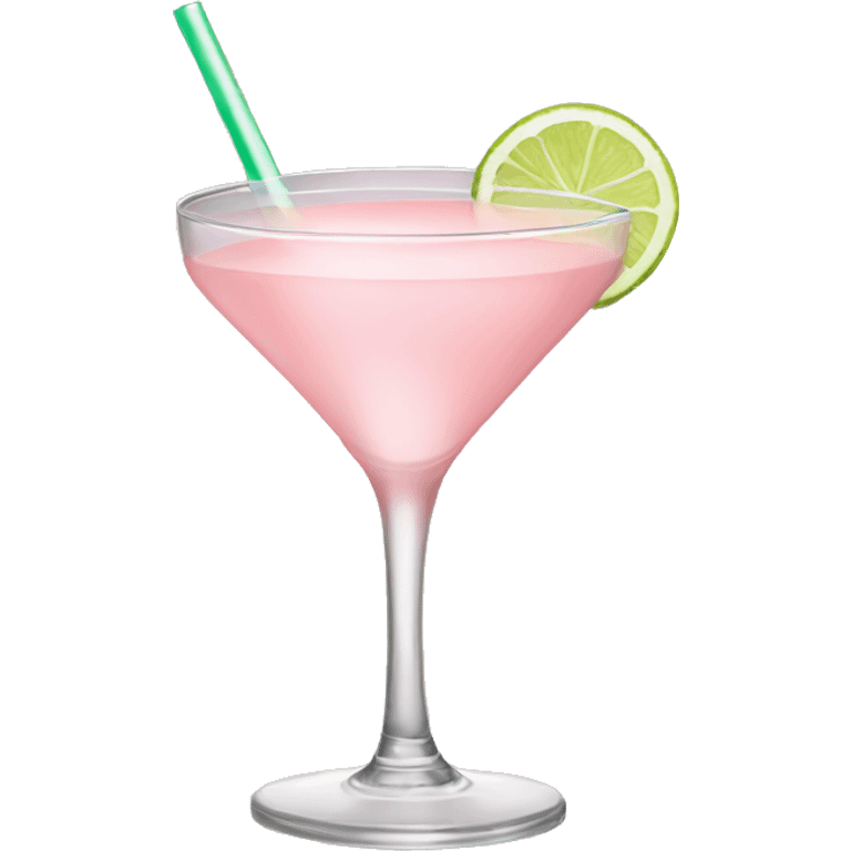 Light pink cocktail emoji