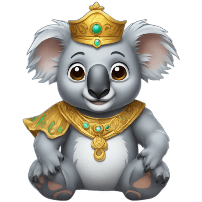 Un koala disfrazado de Aladin emoji